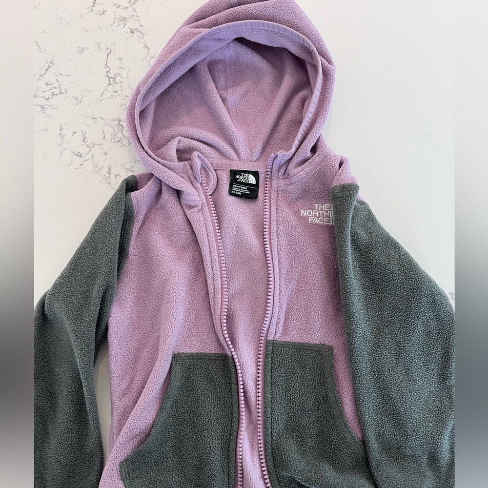 2 different Toddler North Face zip up fleeces